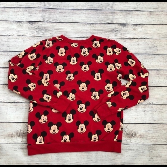 Disney Mickey Mouse Head Sweatshirt Size XS - Picture 2 of 4